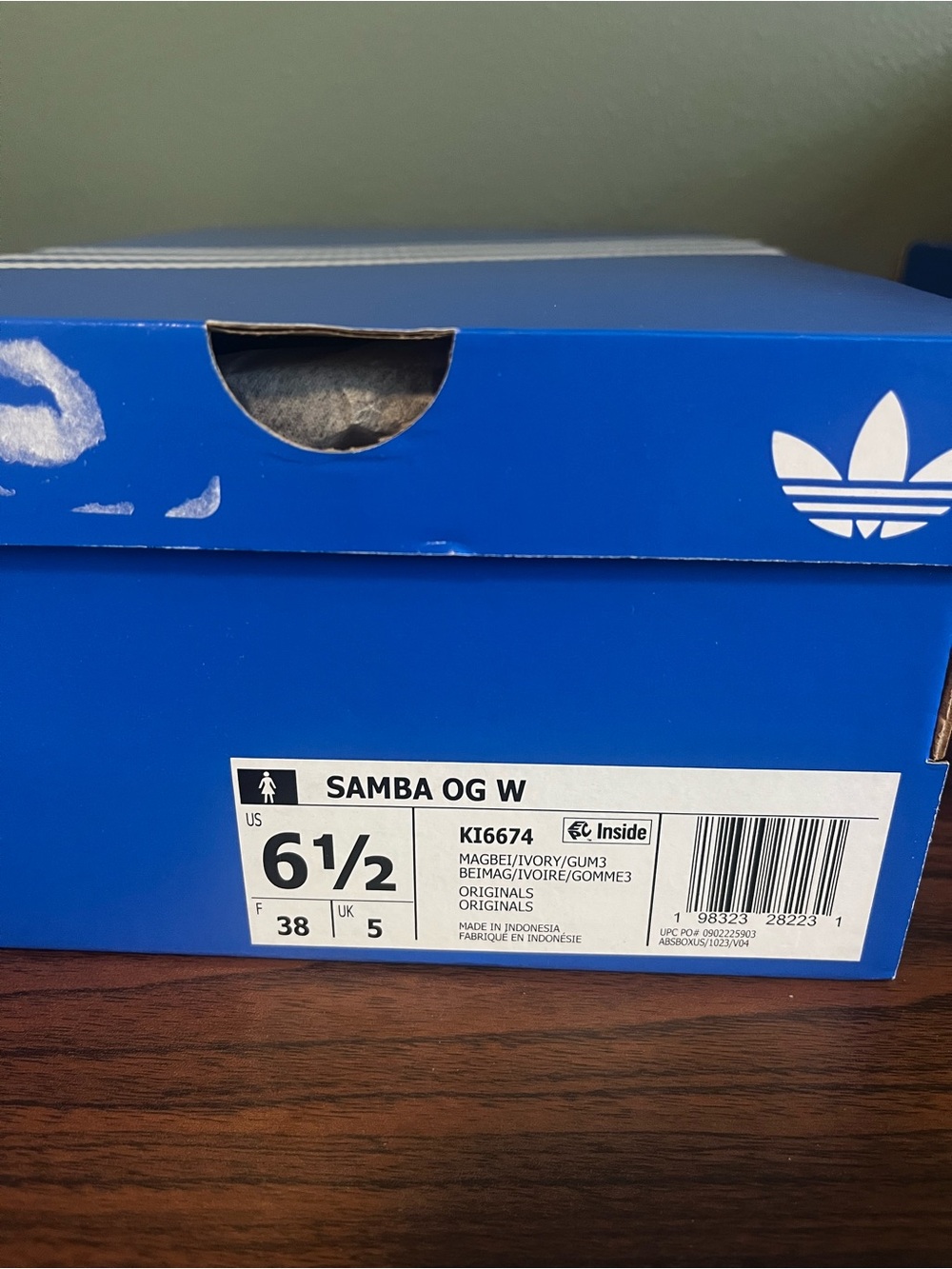 Adidas Samba OG Leopard Magic Pony Hair Women’s Size 6 1/2 NWT KI6674 - Picture 3 of 4